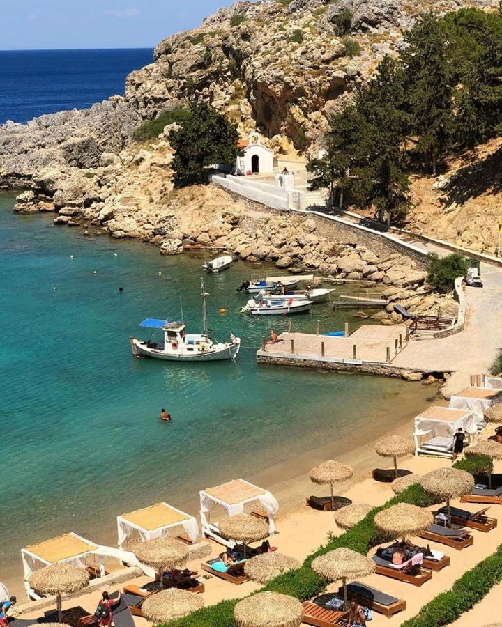Lindos Villa Natura By Rhodes Villas Exterior foto