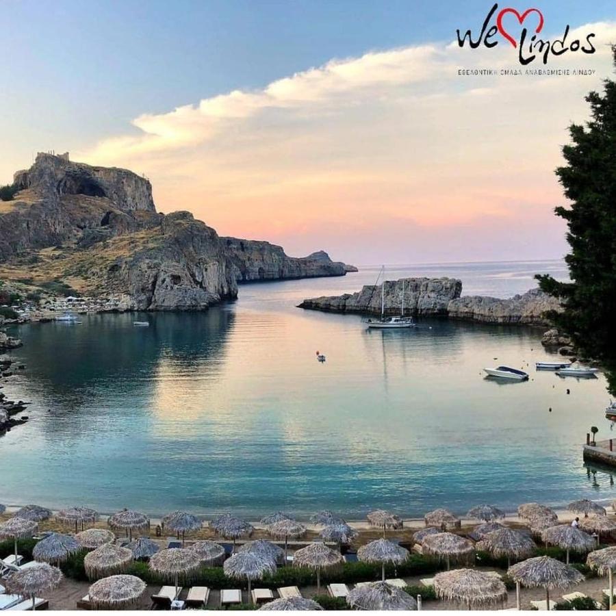 Lindos Villa Natura By Rhodes Villas Exterior foto