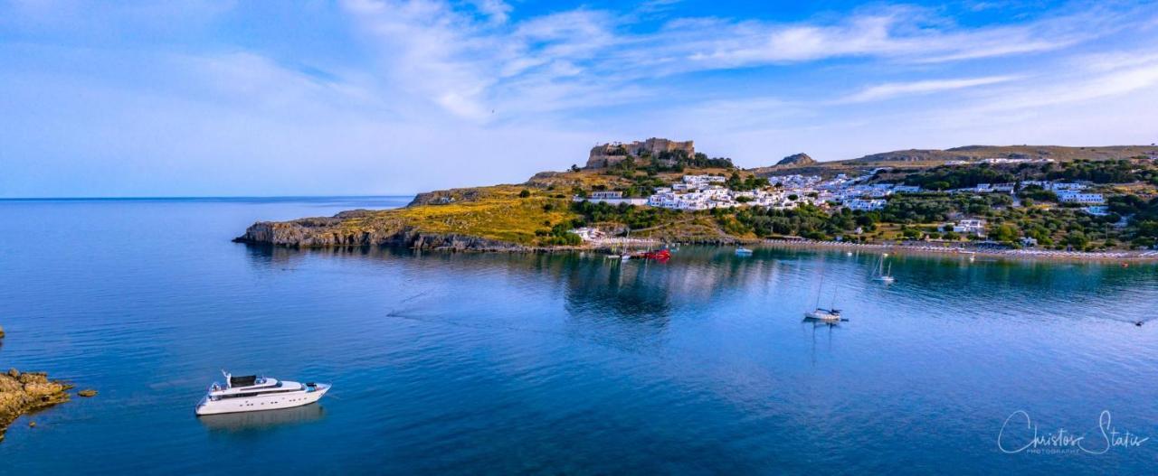 Lindos Villa Natura By Rhodes Villas Exterior foto