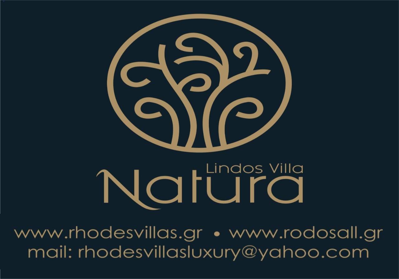 Lindos Villa Natura By Rhodes Villas Exterior foto